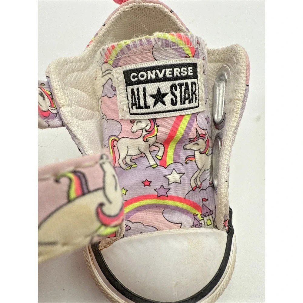 Converse All Star Unicorn Shoes With Loop Straps -‎ Size 2 Infant/Toddler